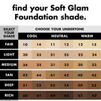 Soft Glam Satin Foundation, 62 Rich Warm - rich with warm undertones
