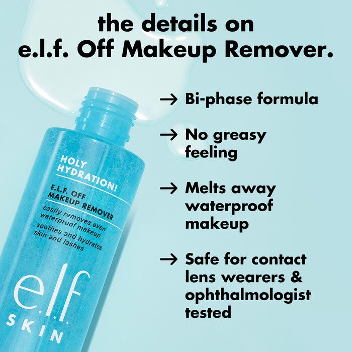 Liquid Makeup Remover Melts Away Waterproof Makeup