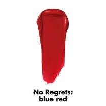 Blue Red Lipstick Swatch - No Regrets