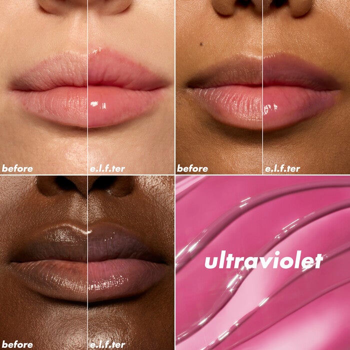 Lilac Plumping Lip Oil Ultraviolet Lip Chart
