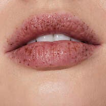 Lips with Brown Sugar Flavored Lip Exfoliator