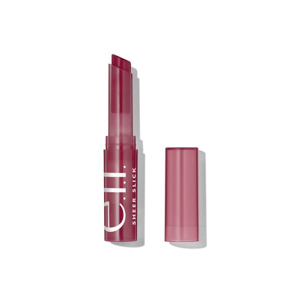 e.l.f. Cosmetics Sheer Slick Lipstick Black Cherry - Vegan and Cruelty-Free Makeup