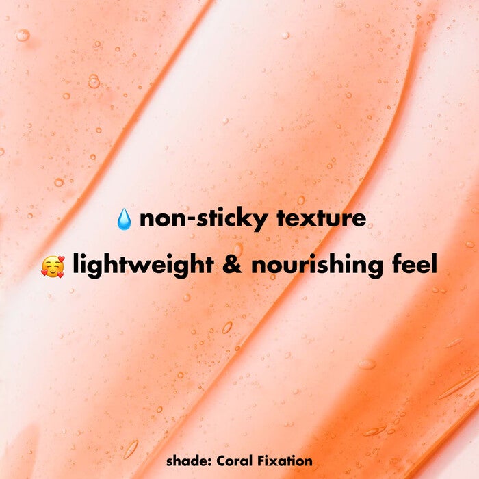 Glow Reviver Lip Oil, Coral Fixation -Sheer Coral