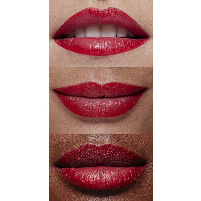 Red Lip Liner on Lips