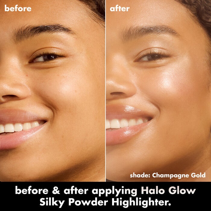 Halo Glow Silky Powder Highlighter, 