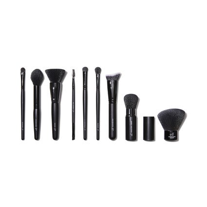 Face and Eye Makeup Brush Set - 9 Piece