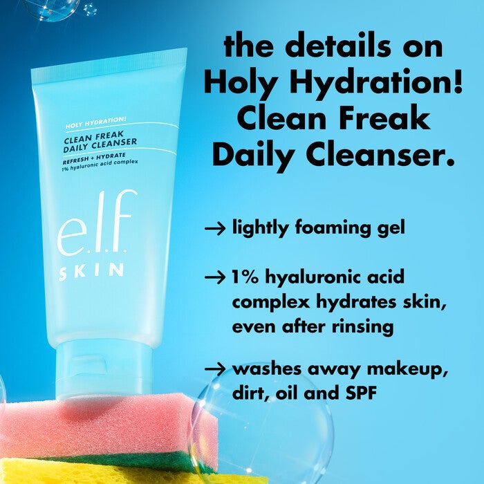 Hydrating Facial Cleanser has 1% Hyaluronic Acid Complex to Hydrate Skin