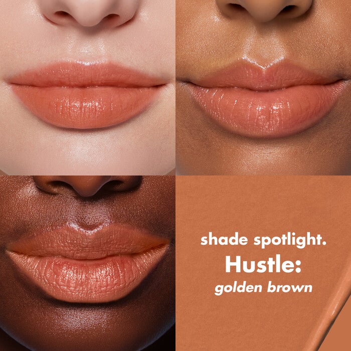 O FACE Satin Lipstick, Hustle - Golden Brown