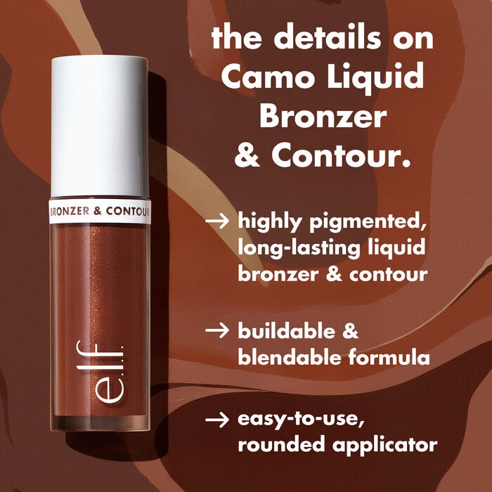 Camo Liquid Bronzer & Contour, 1 Fair