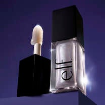 Glow Reviver Light Blue Lip Oil with Violet Pearl Sparkle