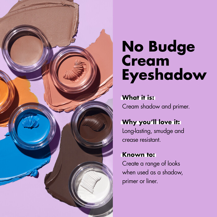 No Budge Cream Eyeshadow, Plateau
