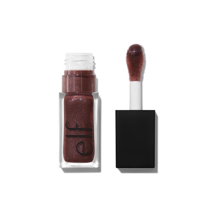 e.l.f. Glow Reviver Cool Brown Shimmer Plumping Lip Oil - Espresso Tonic
