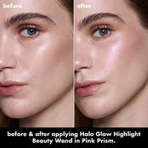 Halo Glow Highlight Beauty Wand, IRL Angel - White to Pink Gold Shift