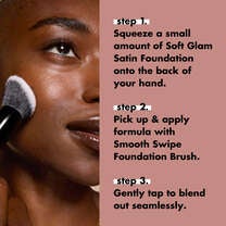 How to Apply Foundation Using the Smooth Swipe Foundation Brush in 3 Steps