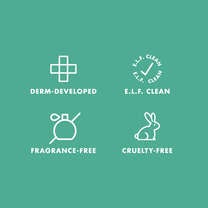 Dermatologist Developed, Fragrance Free, Cruelty Free and E.L.F. Clean