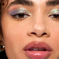 Honey Talks Brown Lip Oil On Model