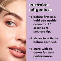 Holy Strokes Micro-Fine Brow Pen, Neutral Brown