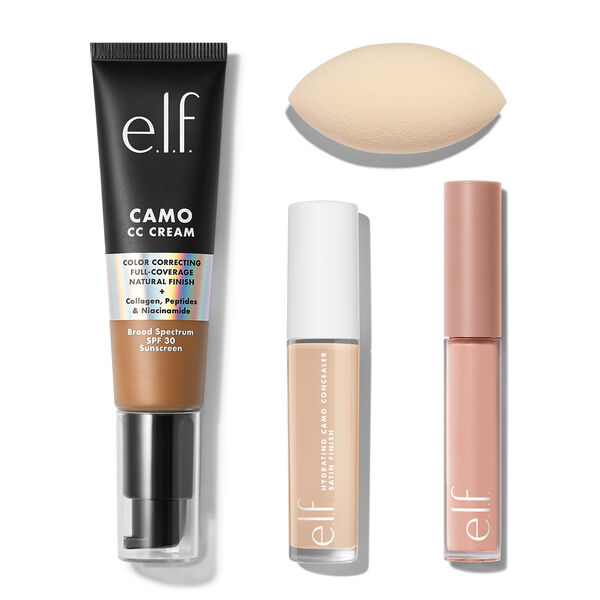 e.l.f. Cosmetics Camo Collection Satin Finish Kit - Vegan and Cruelty-Free Makeup