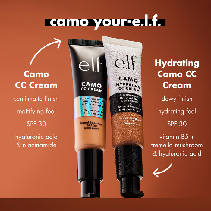 Camo Hydrating CC Cream, Tan 425 N - tan with neutral undertones