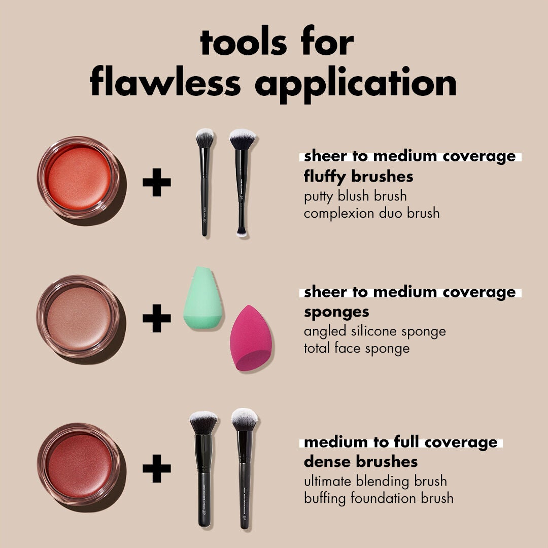 Luminous Putty Blush Cream to Powder Blush e.l.f. Cosmetics