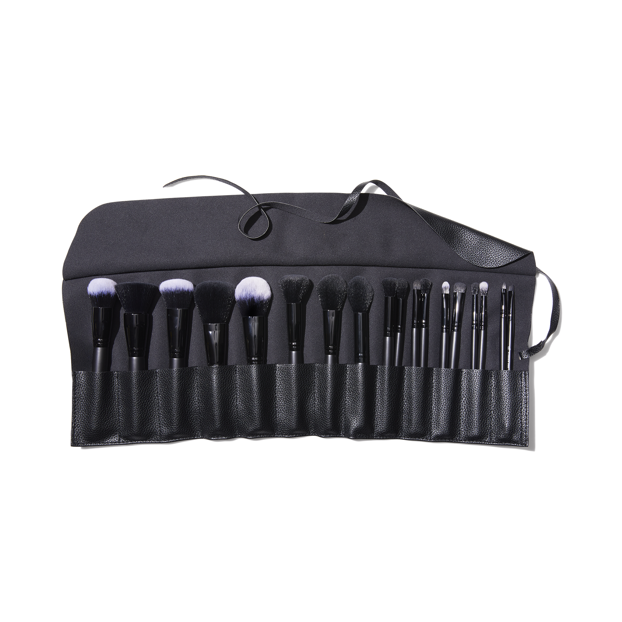 19 Piece Makeup Brush Set & Roll