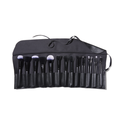 19 Piece Makeup Brush Set & Roll