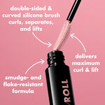 Curved Mascara Brush Separates and Lifts Lashes