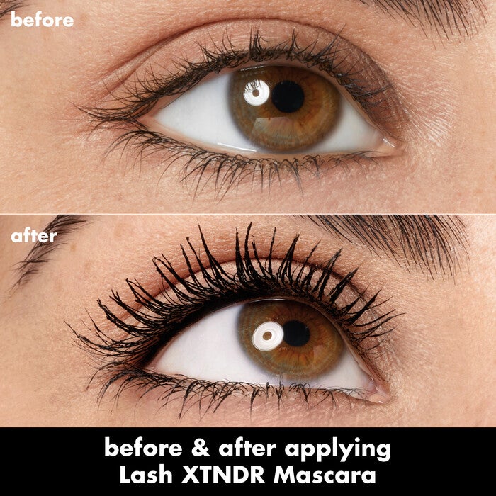 Before and After Applying Tubing Mascara