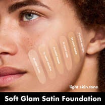 Soft Glam Satin Foundation, 21 Light Neutral - light with neutral undertones