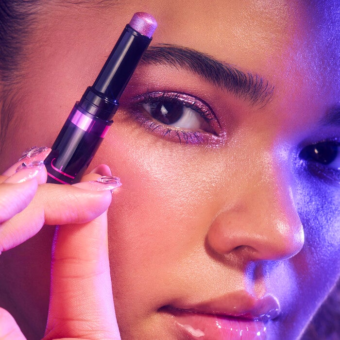 Breanna Wearing Lavish Affair Glitzshow Eyeshadow Stick