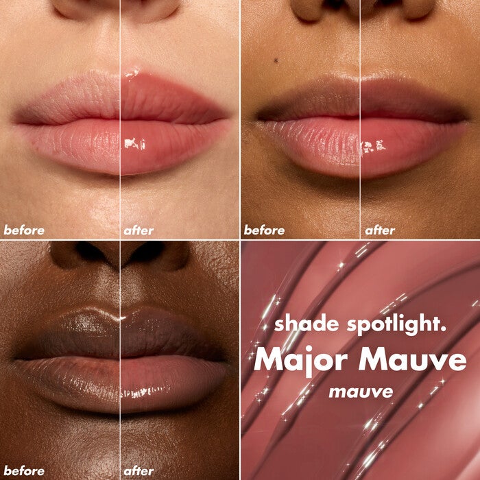 Plumping Lip Oil Major Mauve Lip Chart
