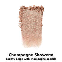 Fine as Fleck Glitter Eyeshadow, Champagne Showers - Peachy Beige with Champagne Sparkle