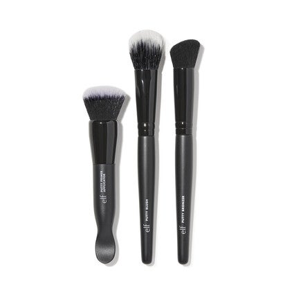 Triple sided synthetic brush head