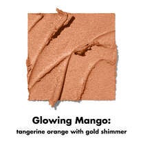 Glowing Mango Multi Stick Makeup Swatch - Tangerine Orange w/Gold Shimmer