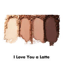 I Love You a Latte Mini Eyeshadow Palette Swatches