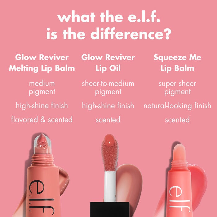 Glow Reviver Melting Lip Balm, Strawberry Shortcake - Soft Pink