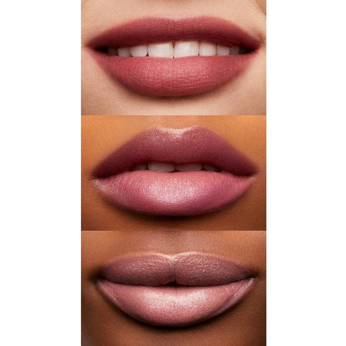 Ecstatic Deep Berry Lip Shine on Lips