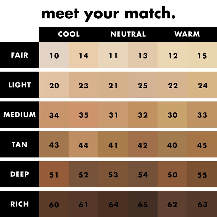 Soft Glam Satin Foundation, 10 Fair Cool - fair with cool undertones