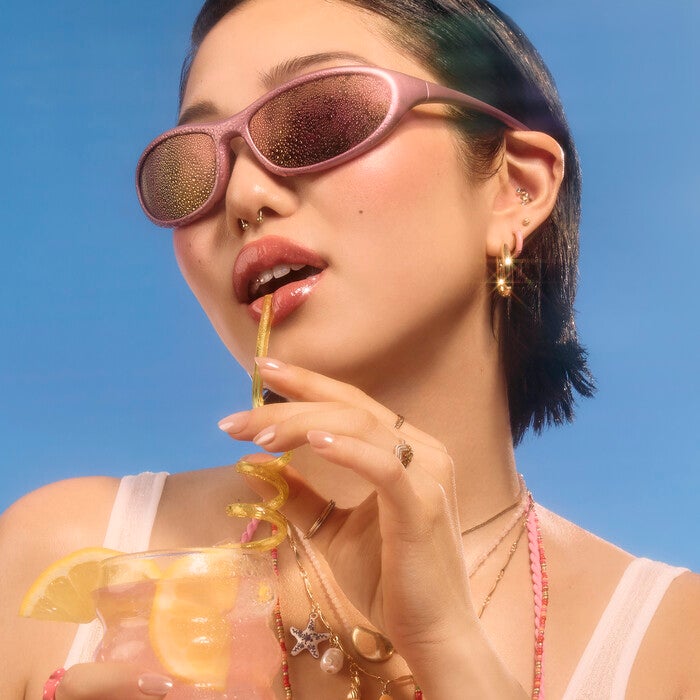 Glow Reviver Melting Lip Balm, new shade! Pink Lemonade - Sheer Pink w/ Gold Pearl