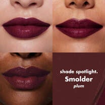 O FACE Satin Lipstick, Smolder - Plum