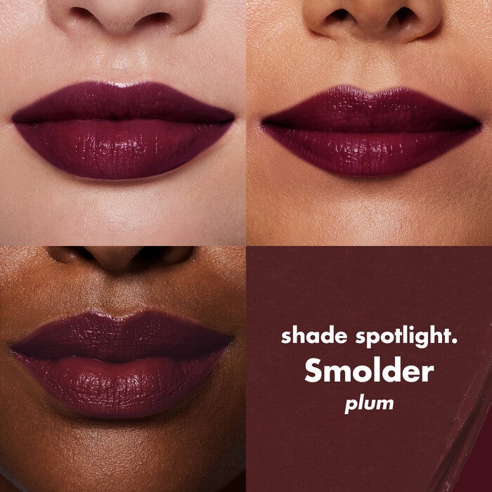 O FACE Satin Lipstick, Smolder - Plum