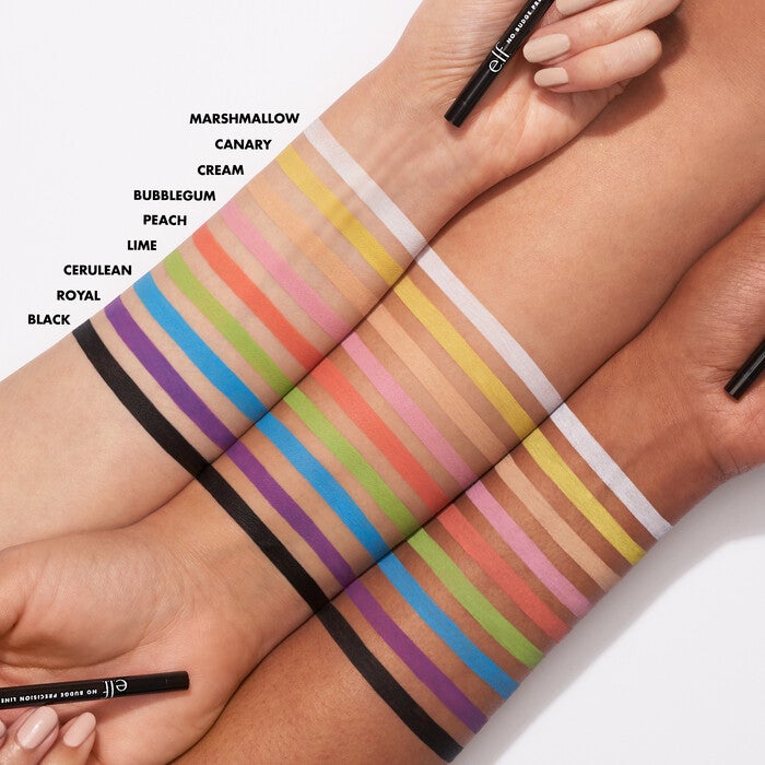 No Budge Precision Color Eyeliner Arm Swatches