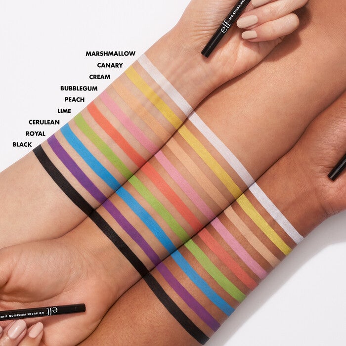 No Budge Precision Color Eyeliner Arm Swatches