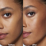 Before and After Use of Luminous Face Bronzer