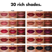 O FACE Satin Lipstick, No Regrets - Blue Red