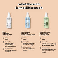 Setting Spray Comparison