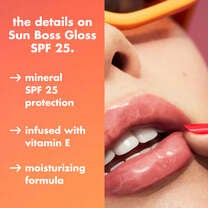 Sun Boss Gloss SPF 25, Pink-Me Girl - Pink Beige