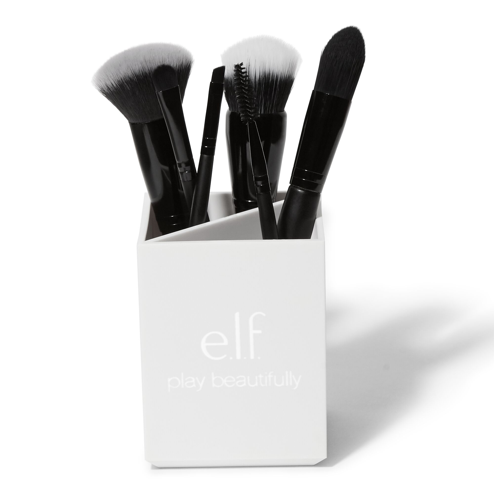 Small Brush Holder With Dividers E L F Cosmetics Cruelty Free