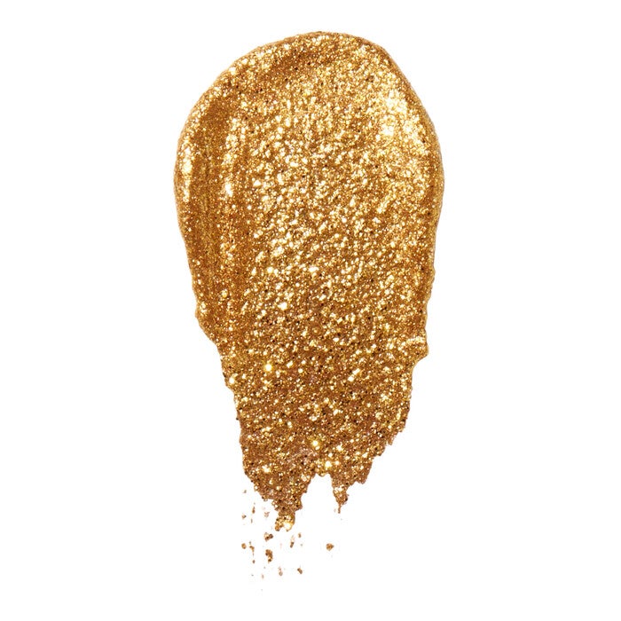Gold Glitter Eyeshadow Swatch