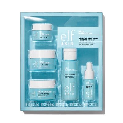 Holy Hydration! Hydrated Ever After Skincare Mini Kit,  e.l.f. Hydrated Ever After Hydrating Skincare Set - Travel Size